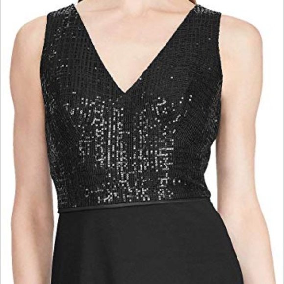 NWT Ralph Lauren Zorea Sequin Gown Dress Maxi - Picture 3 of 12